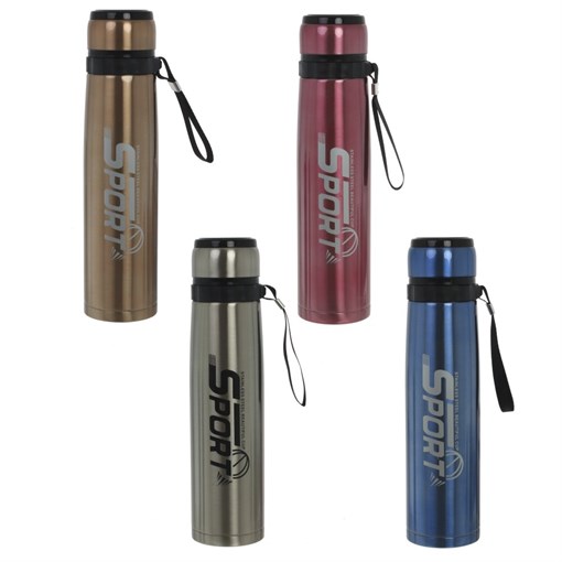 Термос, 1000 мл, L8 W8 H32 см, (сохр.t до 7 часов), 4в. - фото 381889