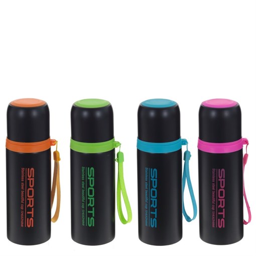 Термос, 350 мл, L7 W7 H21 см, (сохр.t до 7 часов), 4в. - фото 381907