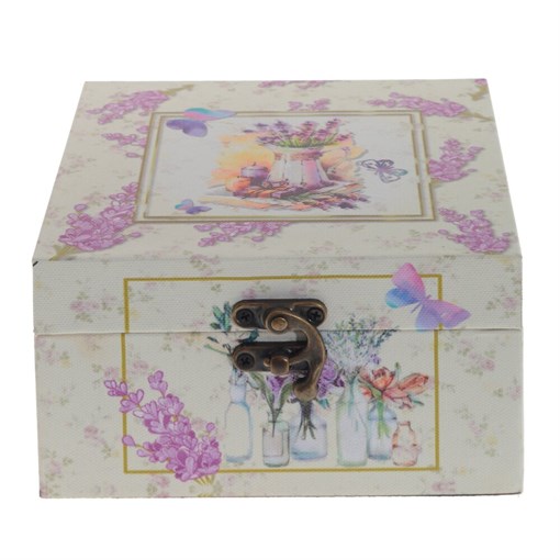 Шкатулка, L14 W14 H8,5 см - фото 382030