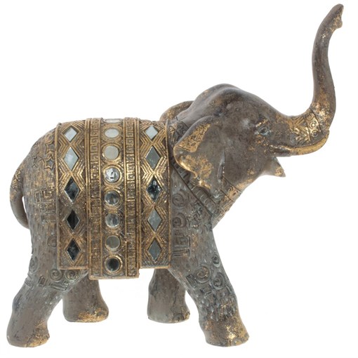 Фигурка декоративная "Слон", L19 W8 H19 см - фото 382078