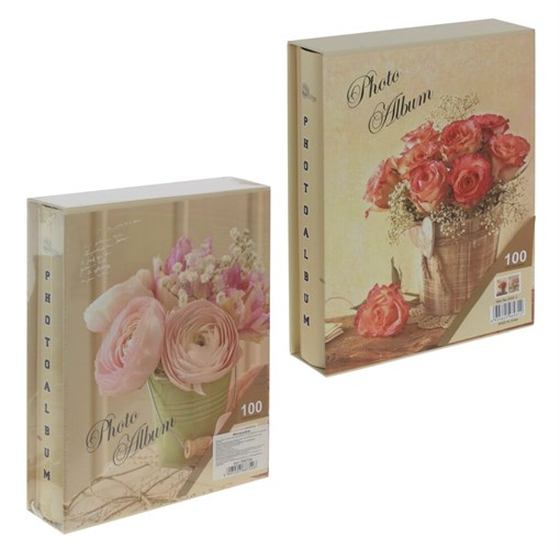 Фотоальбом для 100 фото 10*15, L20 W5,5 H26 см, 2в. - фото 382304