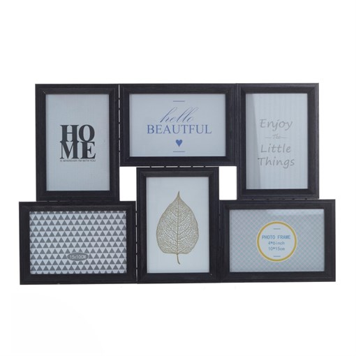 Фоторамка для 6-ти фото, L37 W2 H30 см - фото 382515