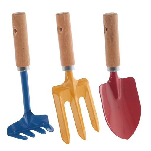 Набор садовых инструментов из 3-х предм., L13 W4 H32 см - фото 382618