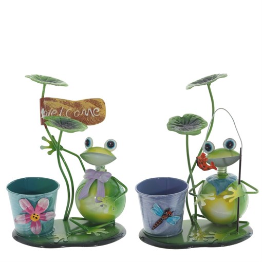 Кашпо "Лягушка", L19 W12 H24 см, 2в. - фото 382678