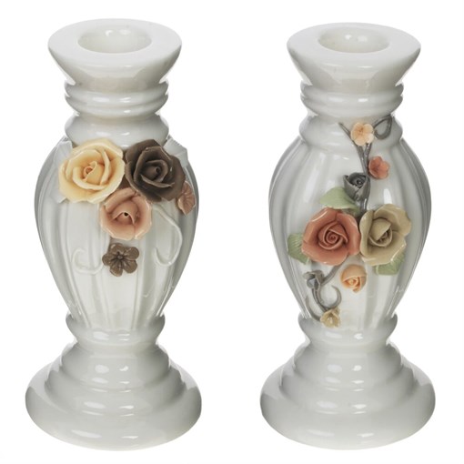 Подсвечник, L7 W7 H16 см, 2в. - фото 382847