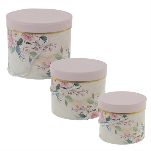 Коробка подарочная, набор из 3-х шт, L23 W23 H19 см - фото 382909