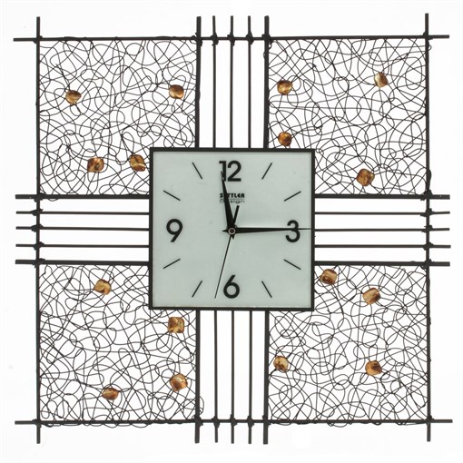 Часы настенные декоративные, L50 W3 H50 см - фото 383092