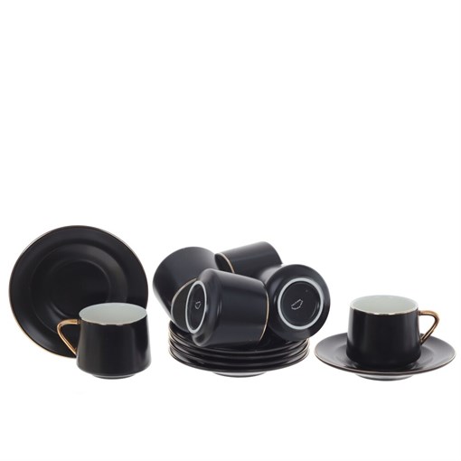 Чайный набор на 6 персон, 12 предм. (чашка, блюдце), 200 мл, L37 W26 H9 см - фото 383107