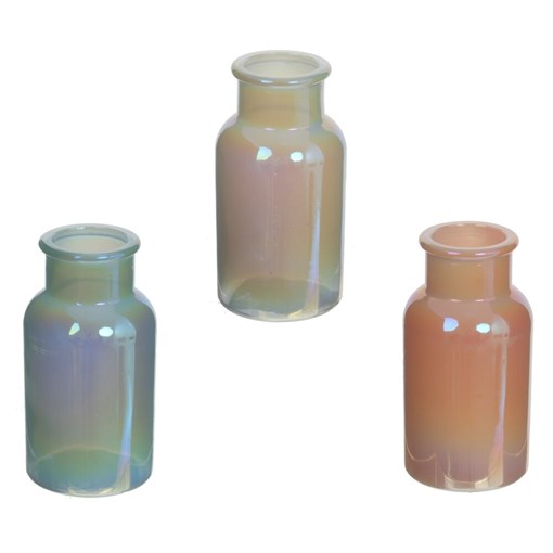 Ваза, L6,5 W6,5 H12,5 см, 3в. - фото 383266