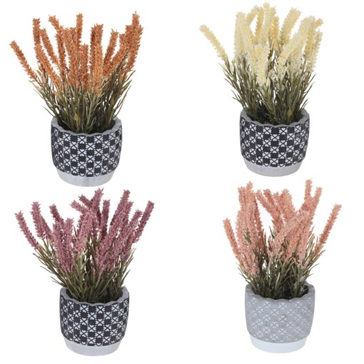 Цветочная композиция, L10 W10 H21 см, 4в. - фото 383368