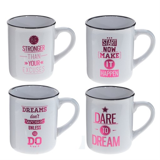 Кружка, 350 мл, L12 W8,5 H9,5 см, 4в. - фото 383452