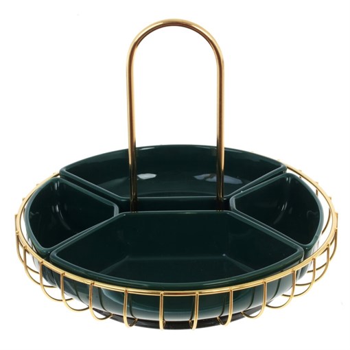 Менажница, L26 W26 H23 см - фото 383697