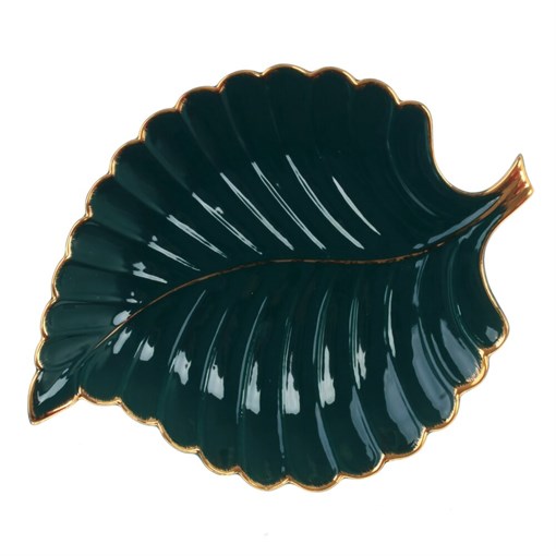 Блюдо "Лист", L27 W21 H2,5 см - фото 383708