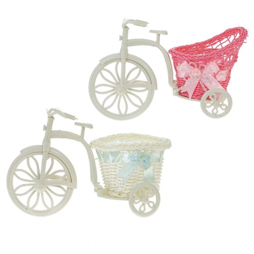 Кашпо "Велосипед", L27 W12 H18 см, 2в. - фото 383722