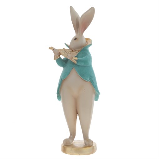 Фигурка декоративная "Заяц", L12 W11 H37 см - фото 383749