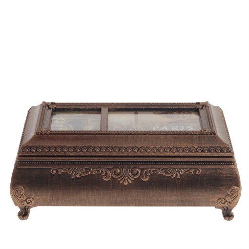 Шкатулка музыкальная , L18 W11,5 H7 см - фото 384146