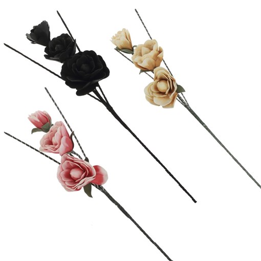 Цветок искусственный, L22 W22 H108 см, 3в. - фото 384862