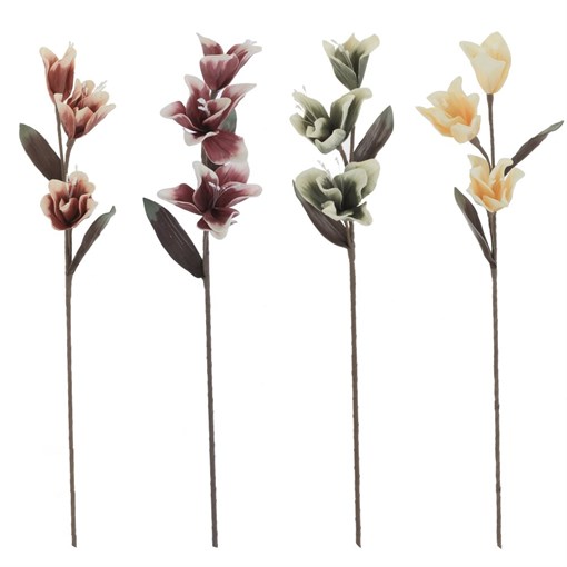 Цветок искусственный, L20 W20 H89 см, 4в. - фото 384866