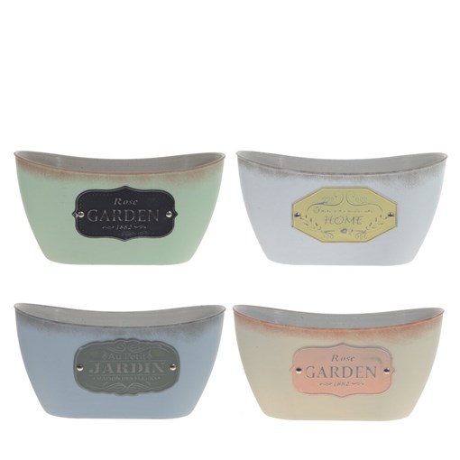 Кашпо, L21 W10,5 H10,5 см, 4в. - фото 384949