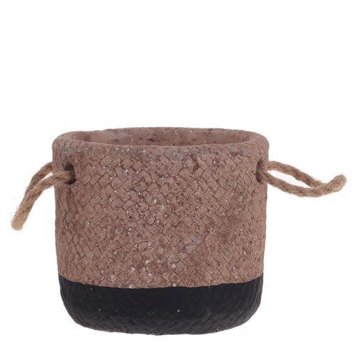 Кашпо, L11 W11 H10 см - фото 384984