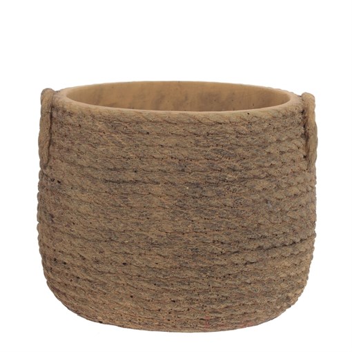 Кашпо, L21 W21 H16,5 см - фото 384988