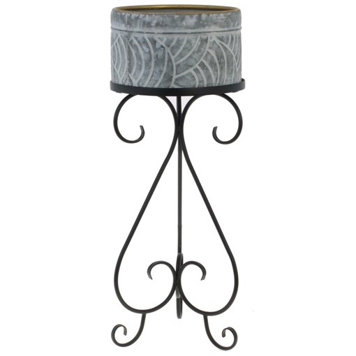 Кашпо, L26 W26 H64 см - фото 385000