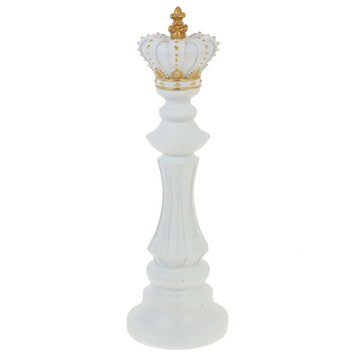 Фигурка декоративная "Шахматный король", L12,5 W12,5 H40 см - фото 385052