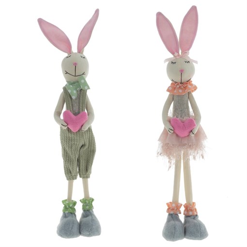 Игрушка набивная "Кролик", L9 W8 H39 см, 2в. - фото 385178