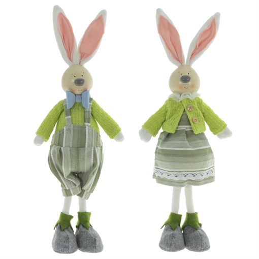 Игрушка набивная "Кролик", L16 W9 H35 см, 2в. - фото 385192