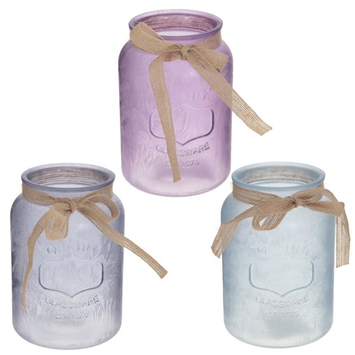 Ваза, L11 W11 H17 см, 3в. - фото 385253