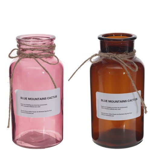 Ваза, L8 W8 H16 см, 2в. - фото 385263