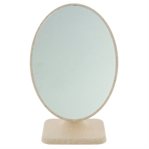 Зеркало настольное, L15 W11 H22 см - фото 385357