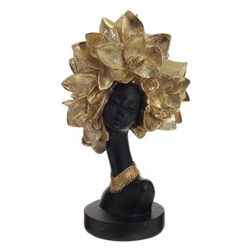 Фигурка декоративная "Африканка", L16 W10,5 H28 см - фото 385455