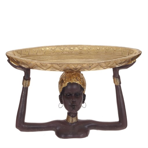 Фигурка декоративная "Африканка", L27 W13,5 H16 см - фото 385467