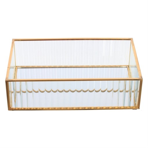 Поднос декоративный,  L25 W15 H7 см - фото 385503