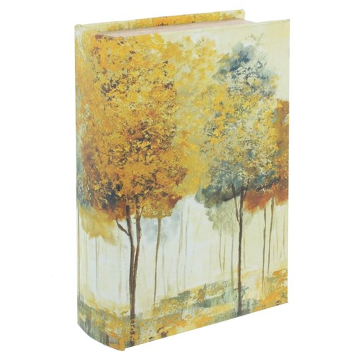 Шкатулка-книга с кодовым замком, L18 W7 H27 см - фото 385697