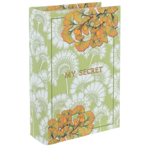 Шкатулка-книга с кодовым замком, L18 W7 H27 см - фото 385704