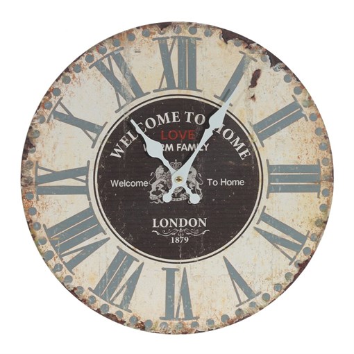 Часы настенные декоративные, L34 W2,5 H34 см, (1xАА не прилаг.) - фото 385913