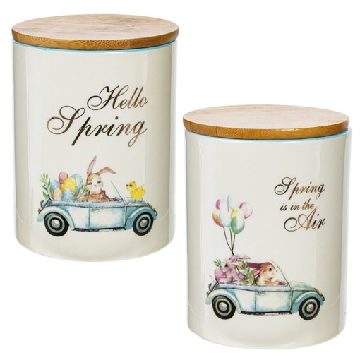 Банка для сыпучих продуктов, L10 W10 H13 см, 2в. - фото 385983