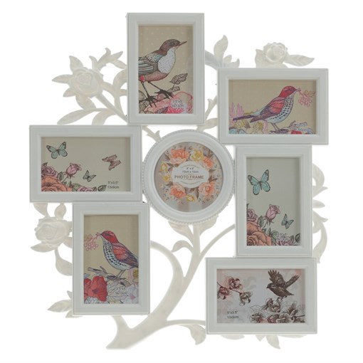 Фоторамка для 7-ми фото, L39 W2 H43 см - фото 386042