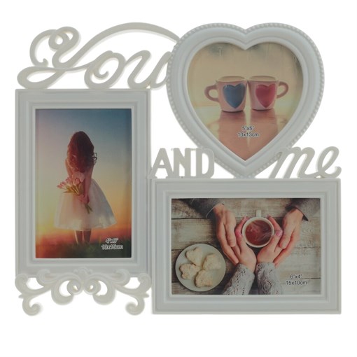 Фоторамка для 3-х фото, L30 W2 H27 см - фото 386048