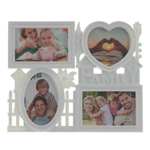 Фоторамка для 4-х фото, L35 W2 H29 см - фото 386068