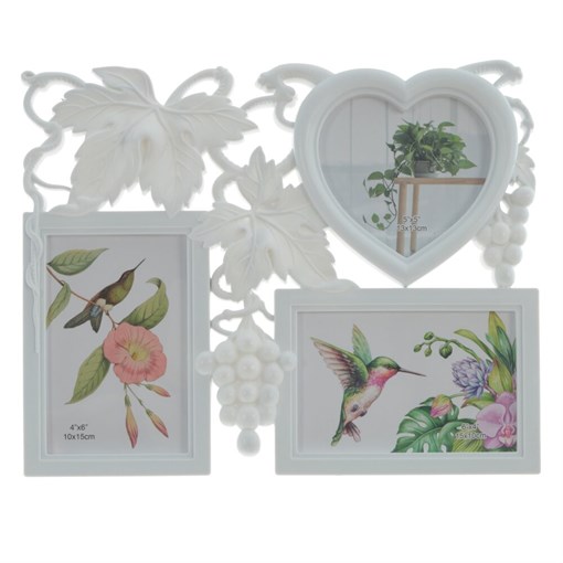 Фоторамка для 3-х фото, L32 W2 H26 см - фото 386075