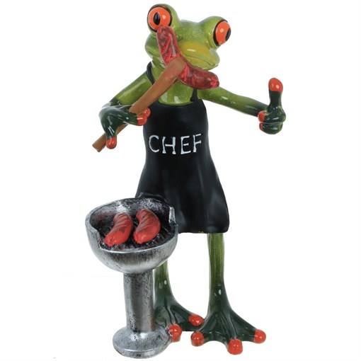 Фигурка декоративная "Лягушка", L6 W7 H16 см, 2в. - фото 386110