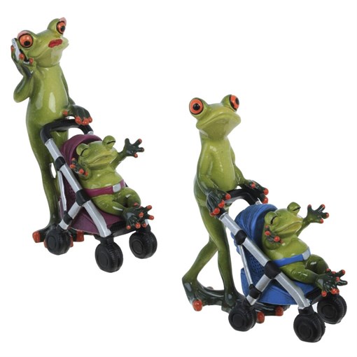 Фигурка декоративная "Лягушки", L15 W6 H17 см, 2в. - фото 386145