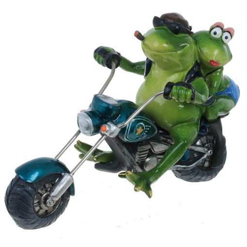 Фигурка декоративная "Лягушки", L21 W10 H14 см - фото 386218