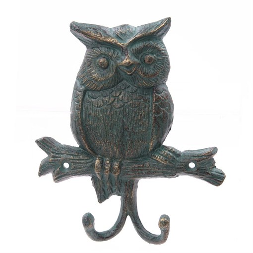 Вешалка на два крючка "Сова", L13,5 W3,5 H15,5 см - фото 386463