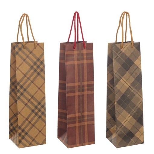 Пакет подарочный (бумага, плотность 170г/м2, блок 12шт), L11 W10 H36 см, 3в. - фото 386494