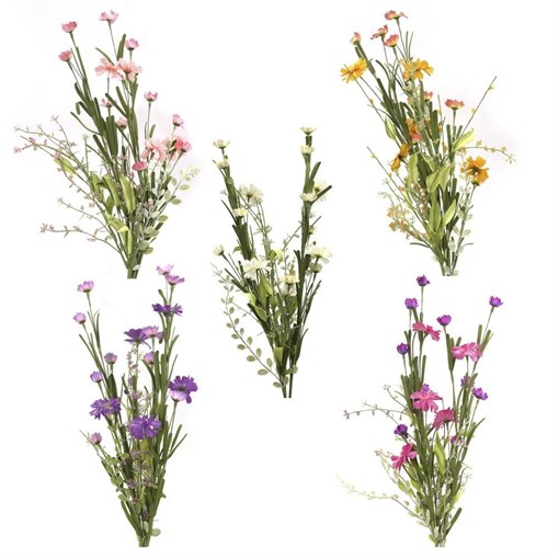 Цветок искусственный "Космея", L30 W30 H62 см, 5в. - фото 386523