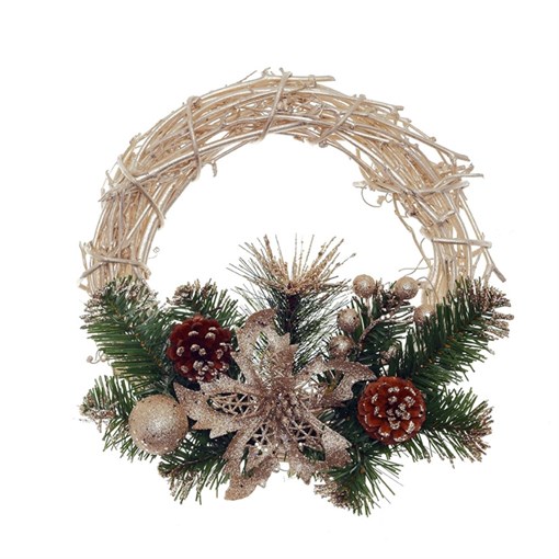 Изделие декоративное "Венок", L25 W8 H25 см - фото 386568